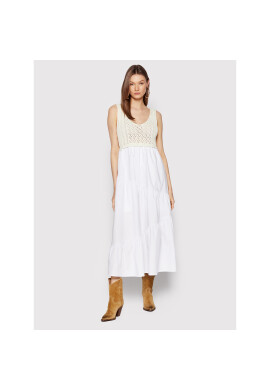 TWINSET Лятна рокля 221TT3083 Бял Regular Fit - Pepit.bg
