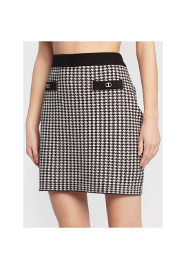 TWINSET Мини пола 222TT3302 Черен Regular Fit - Pepit.bg