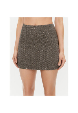 TWINSET Мини пола 232TT2033 Кафяв Regular Fit - Pepit.bg