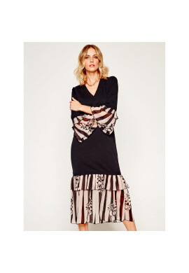 TWINSET Плетена рокля 201TP3252 Черен Regular Fit - Pepit.bg