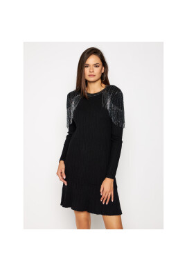 TWINSET Плетена рокля 202TT3211 Черен Regular Fit - Pepit.bg