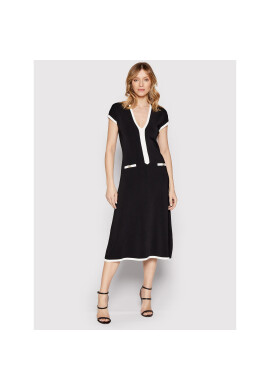 TWINSET Плетена рокля 221TT309B Черен Regular Fit - Pepit.bg