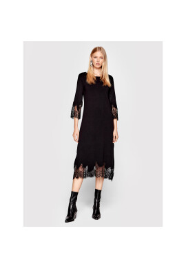 TWINSET Плетена рокля 222TP3020 Черен Regular Fit - Pepit.bg