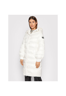 TWINSET Пухено яке 212TP214G Бял Regular Fit - Pepit.bg