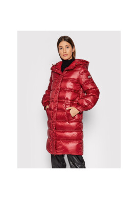 TWINSET Пухено яке 212TP214G Червен Regular Fit - Pepit.bg
