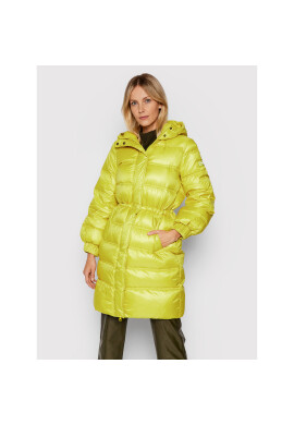 TWINSET Пухено яке 212TP214G Жълт Regular Fit - Pepit.bg