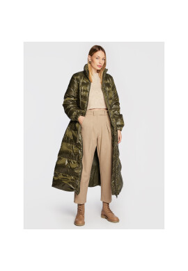 TWINSET Пухено яке 222TT2210 Зелен Regular Fit - Pepit.bg