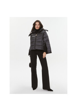 TWINSET Пухено яке 232TP2221 Черен Regular Fit - Pepit.bg