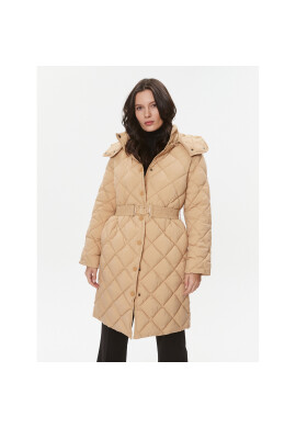 TWINSET Пухено яке 232TP2240 Бежов Regular Fit - Pepit.bg