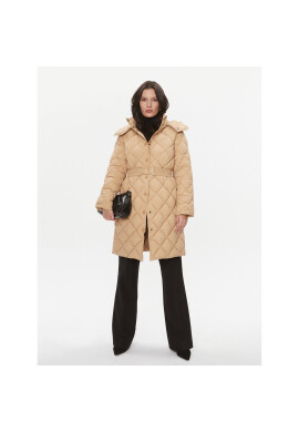 TWINSET Пухено яке 232TP2240 Бежов Regular Fit - Pepit.bg