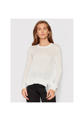 TWINSET Пуловер 212TP3280 Бял Regular Fit - Pepit.bg