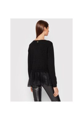 TWINSET Пуловер 212TT3172 Черен Regular Fit - Pepit.bg
