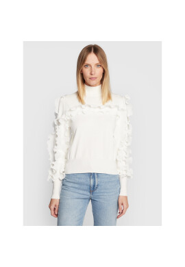 TWINSET Пуловер 222AP3231 Бял Regular Fit - Pepit.bg