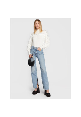 TWINSET Пуловер 222AP3231 Бял Regular Fit - Pepit.bg