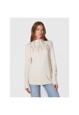 TWINSET Пуловер 222AP3332 Бежов Regular Fit - Pepit.bg