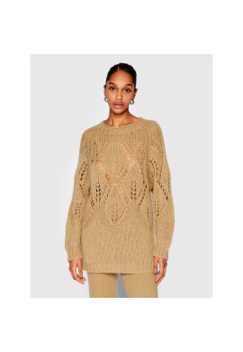 TWINSET Пуловер 222TP3232 Кафяв Oversize - Pepit.bg