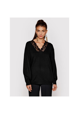TWINSET Пуловер 222TP3362 Черен Regular Fit - Pepit.bg