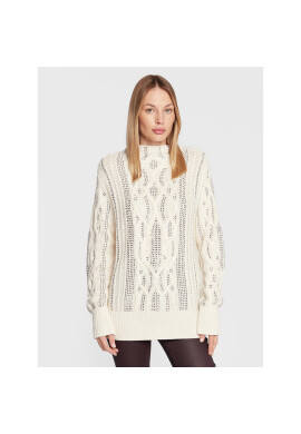 TWINSET Пуловер 222TT313 Екрю Regular Fit - Pepit.bg