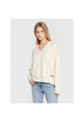 TWINSET Пуловер 222TT3355 Екрю Relaxed Fit - Pepit.bg