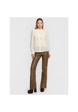 TWINSET Риза 222TT2082 Екрю Regular Fit - Pepit.bg