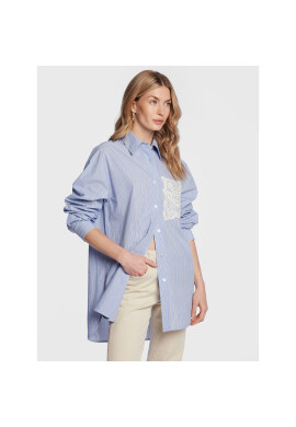 TWINSET Риза 231TP2150 Син Regular Fit - Pepit.bg