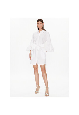 TWINSET Рокля тип риза 231TT2045 Бял Regular Fit - Pepit.bg