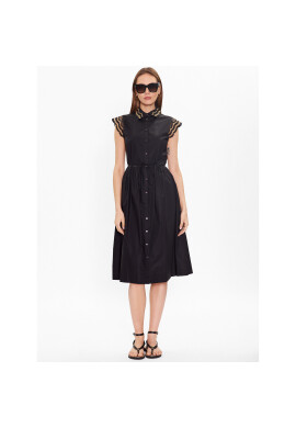 TWINSET Рокля тип риза 231TT2120 Черен Regular Fit - Pepit.bg
