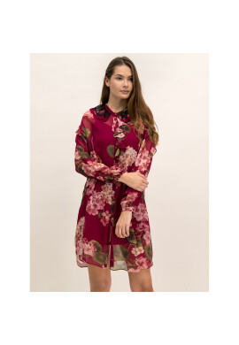 TWINSET Рокля тип риза 192TP2728 Бордо Regular Fit - Pepit.bg