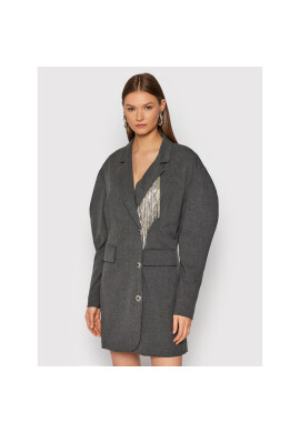TWINSET Сако 212AT2361 Сив Regular Fit - Pepit.bg