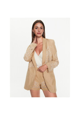 TWINSET Сако 231TT2381 Бежов Regular Fit - Pepit.bg