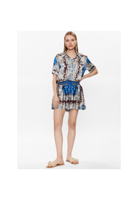 TWINSET Шорти от плат 231LM2VCC Син Relaxed Fit - Pepit.bg