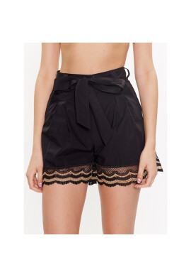 TWINSET Шорти от плат 231TT2126 Черен Regular Fit - Pepit.bg
