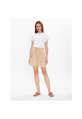 TWINSET Шорти от плат 231TT2391 Бежов Regular Fit - Pepit.bg