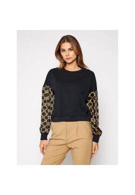 TWINSET Суитшърт 202TT2422 Черен Regular Fit - Pepit.bg