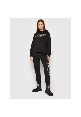 TWINSET Суитшърт 212TP2571 Черен Regular Fit - Pepit.bg