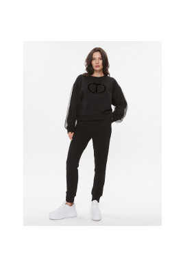 TWINSET Суитшърт 232TT2370 Черен Regular Fit - Pepit.bg