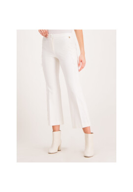 TWINSET Текстилни панталони 192TT2210 Бял Regular Fit - Pepit.bg