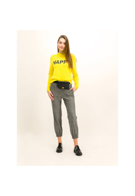 TWINSET Текстилни панталони 192TT2441 Сив Regular Fit - Pepit.bg