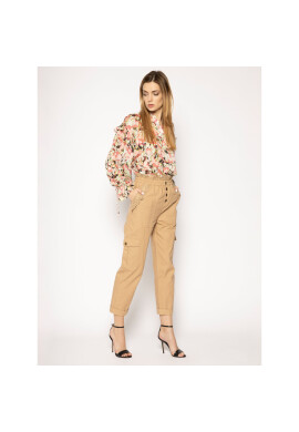 TWINSET Текстилни панталони 201TP2017 Кафяв Regular Fit - Pepit.bg