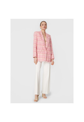 TWINSET Текстилни панталони 231TP2182 Бял Relaxed Fit - Pepit.bg