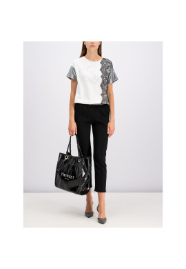 TWINSET Тишърт 192LI2WAA Бял Regular Fit - Pepit.bg
