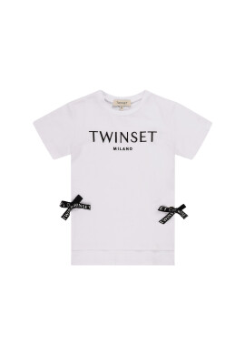 TWINSET Тишърт 201GB2370 M Бял Regular Fit - Pepit.bg