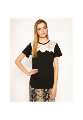 TWINSET Тишърт 201TP246A Черен Regular Fit - Pepit.bg
