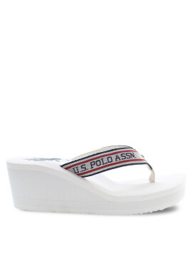 U.S. Polo Assn. Джапанки Chany CHANY003 Бял - Pepit.bg