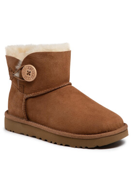 Ugg Апрески W Mini Bailey Button II 1016422 Кафяв - Pepit.bg