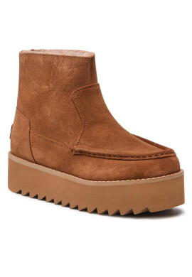 Ugg Боти W Classic Rising Heel-Zip 1122514 Кафяв - Pepit.bg