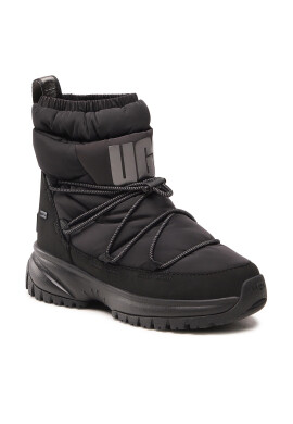 Ugg Боти W Yose Ruffer Mid 1131978 Черен - Pepit.bg