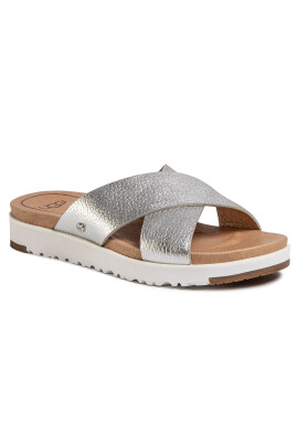 Ugg Чехли W Kari Metallic 1102911 Сребрист - Pepit.bg