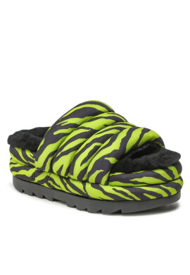 Ugg Чехли W Maxi Slide Tiger Print 1127075 Зелен - Pepit.bg