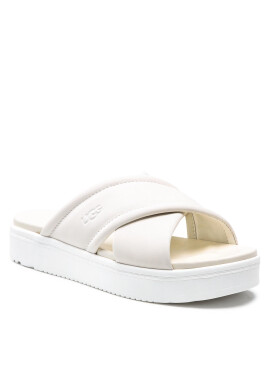 Ugg Чехли W Zayne Crossband 1128635 Бял - Pepit.bg